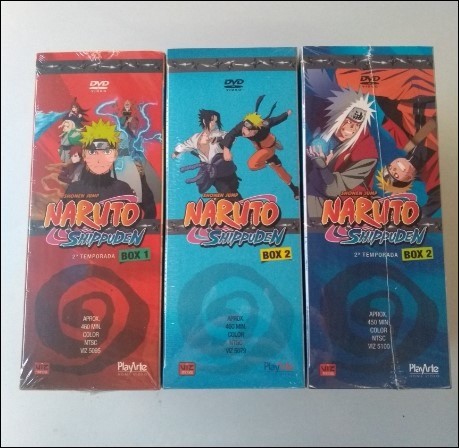 Dvd Naruto Shippuden 2° Temporada Box 1,2