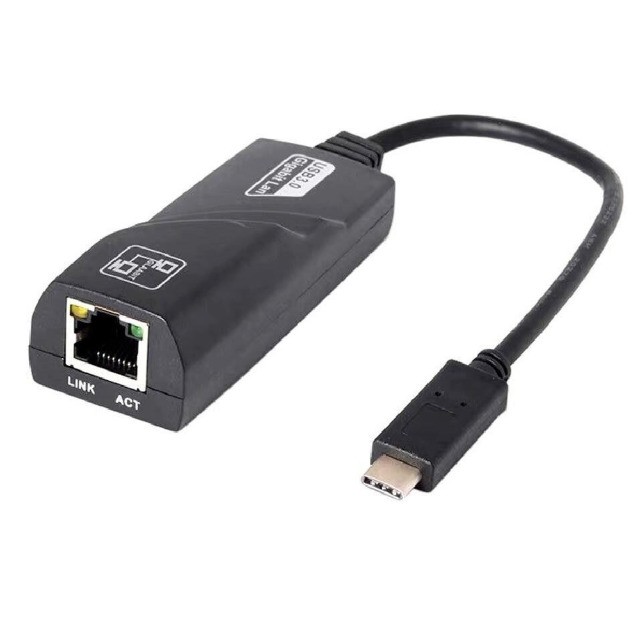 Cabo Adaptador De Rede Usb-C Type X Rj45 10/100/1000mbps Gigabit KP-AD103 - Foto 4