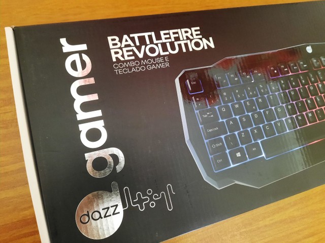 Teclado e Mouse Kit Gamer Dazz Battlefire Revolution (CAIXA LACRADA) NOVO - Foto 2
