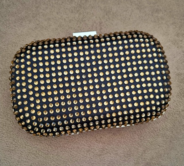 Bolsa Clutch Pequena Strass  - Foto 3