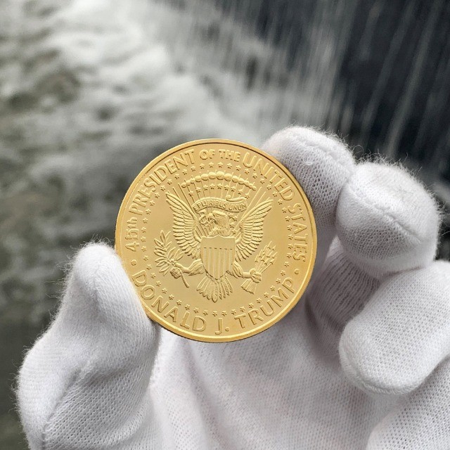 Conjunto de 5 Moedas Comemorativas Donald Trump - Foto 3