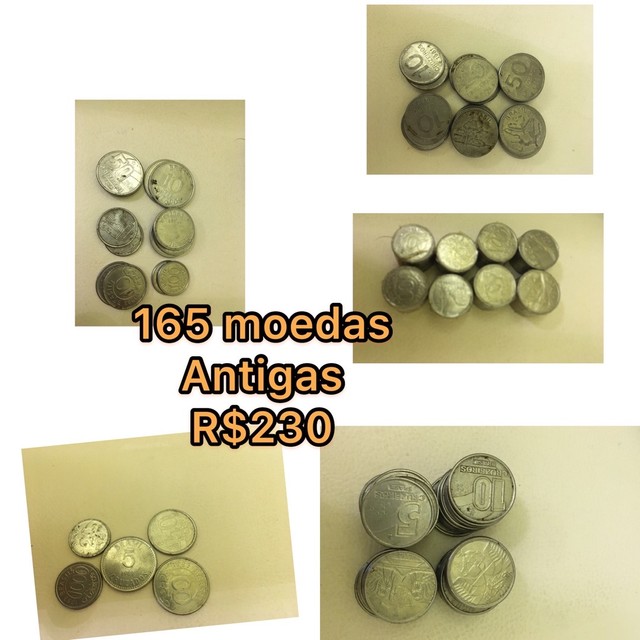165 moedas antigas - Foto 3