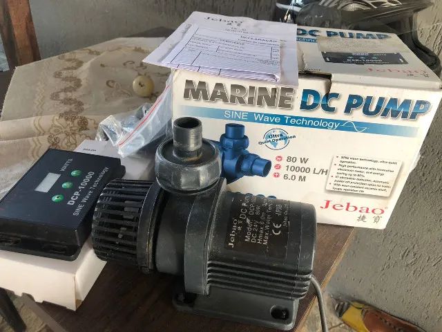 Bomba eletrônica Jebao Marine Dc Pump 10000L/H com Cx e Nf