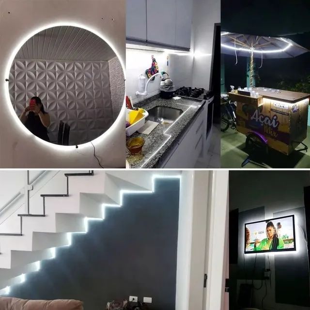Fita de Led Branco Frio - Foto 2