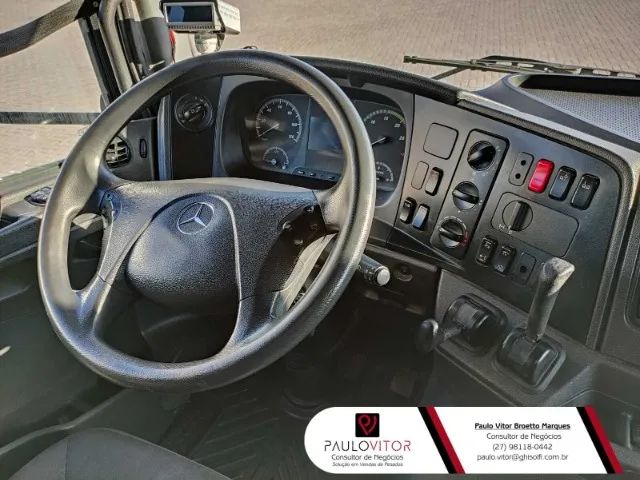 Caminhão Mercedes Axor 2541 6x2 2019/2019 - 350mil km automatico