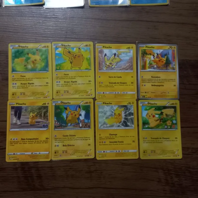 Cartas Pokémon Originais Básicas da COPAG com 10 unidades