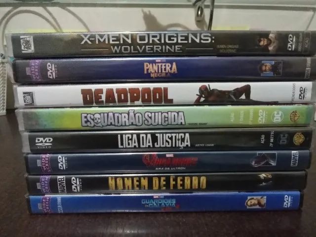 Dvds lacrados Marvel dc Batman vingadores Deadpool pantera negra hulk - Foto 2