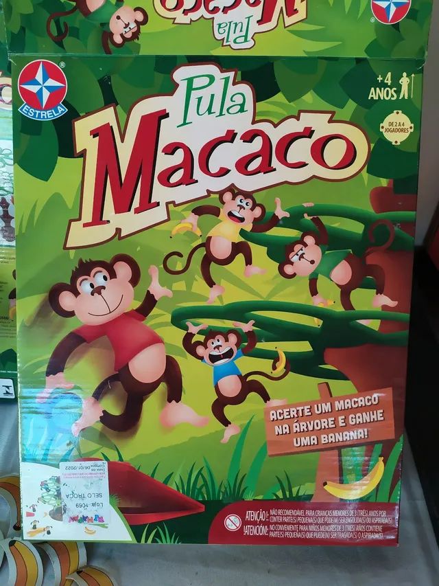 Jogo Infantil - Pula Macaco - Estrela