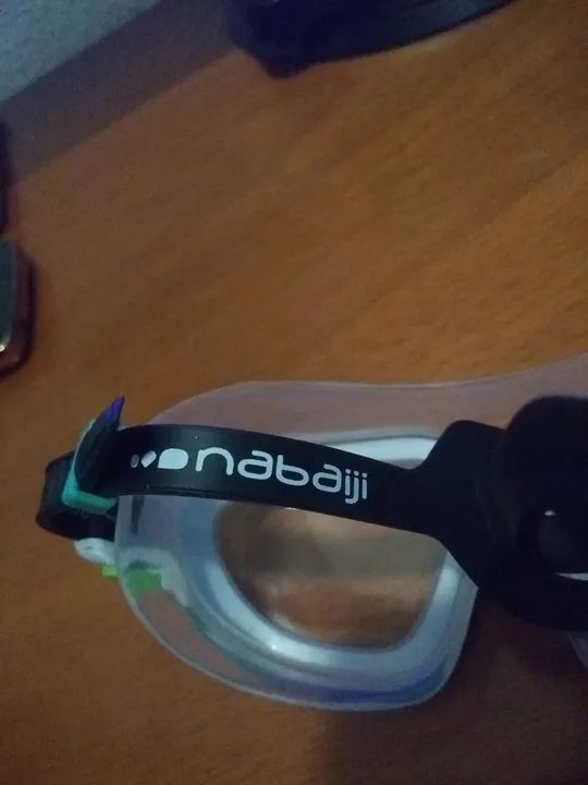 Máscara de Natação Nabaiji Infantil Usada - Foto 3