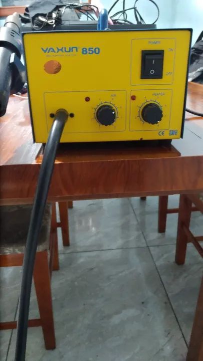 Estação De Retrabalho Ar Quente Soprador Yaxun 850 110v/220v - Foto 5
