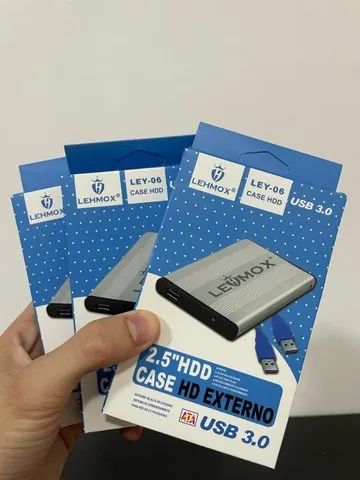 Case de Gaveta para HD Externo 2.5 USB 3.0 - Lehmox - Foto 3