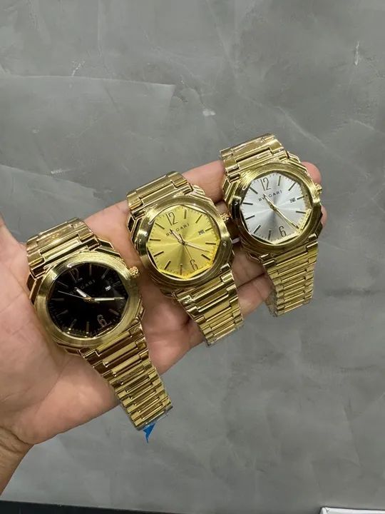 Relógio Bvlgari octo série ouro 