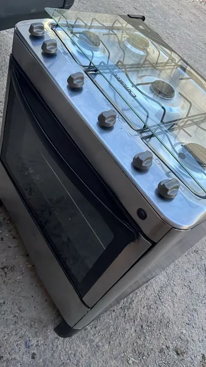 Fogão inox de 5 bocas FAÇO ENTREGA