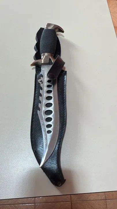 Faca artesanal profissional em excelente lâmina de aço