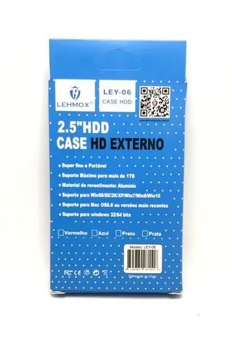 Case de Gaveta para HD Externo 2.5 USB 3.0 - Lehmox - Foto 2