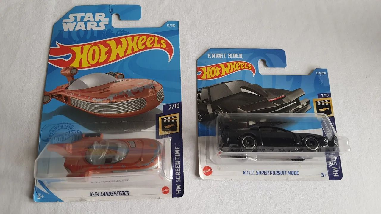 Hot Wheels Star Wars e Knight Rider - Edição Limitada