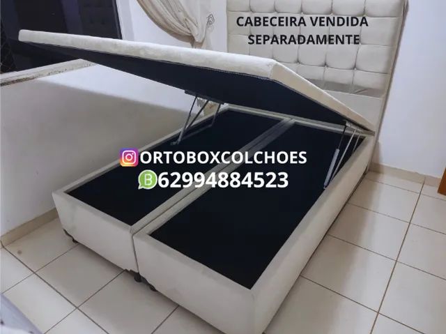 Cama Box Baú Casal bi partido /blindado - Foto 4