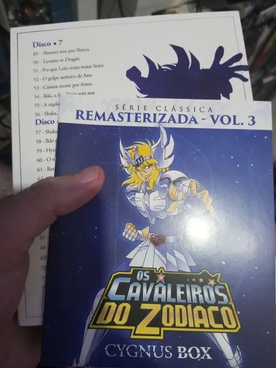Cavaleiros do zodíaco Blu Ray cygnus box original playarte - Foto 3