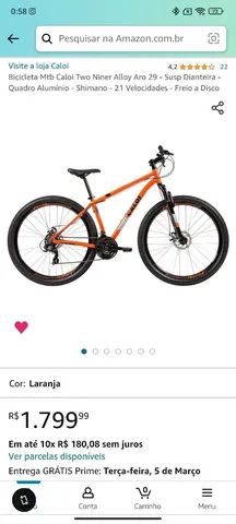 Mountain bike caloi discount two niner alloy