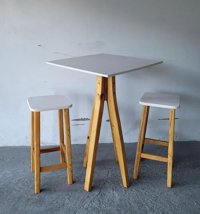 Mesa de bistro com 2 banquetas  - Foto 2