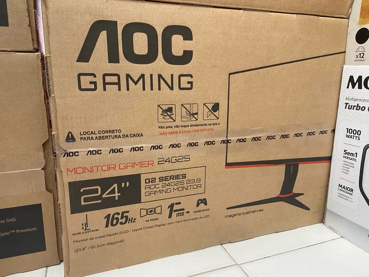 Monitor AOC Gamer 165Hz 24 Polegadas.