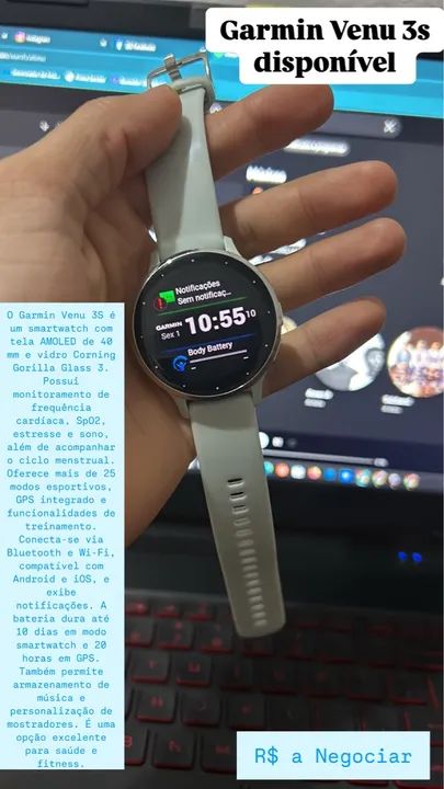 Garmin Venu 3S - Smartwatch 