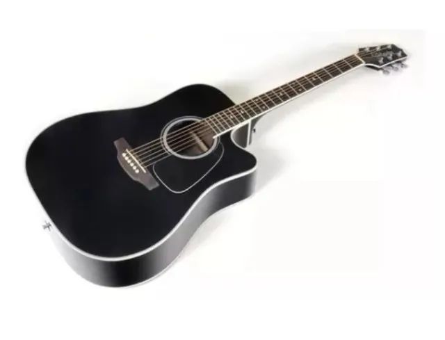 Violão Takamine Gd34ce Blk & Tp3g C/Bag Brilhante  - Foto 2
