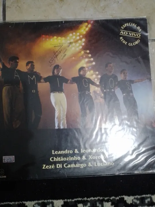 LP Amigos - Especial da Rede Globo Ao Vivo - 1996