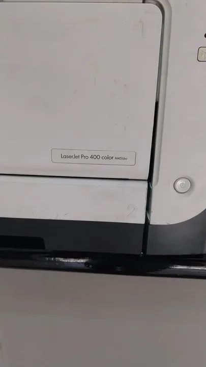 Impressora HP laser colorida m451dw faz frente e verso automático ideal Para transfer  - Foto 3