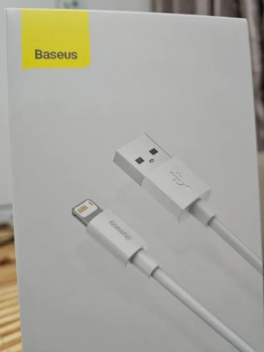 Kit de Cabo de Dados Baseus para iPhone (2 Peças) - Novo - Foto 2