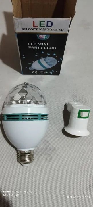 Lâmpada Globo de Luz Balada Giratória  - Foto 2