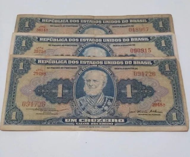 Cédulas e Moedas Antigas