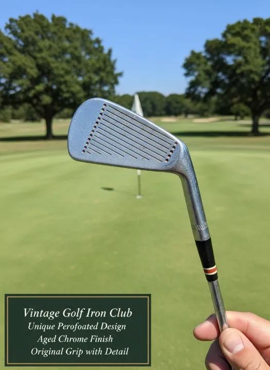 DECORAÇÂO Vintage  Jack Nicklaus Autógrafo 270  de Ferro 3-9 / Punho Original - Foto 2