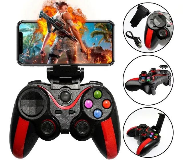 Controle Bluetooth Joystick P/ Celular Android Ios Gamer Gamepad