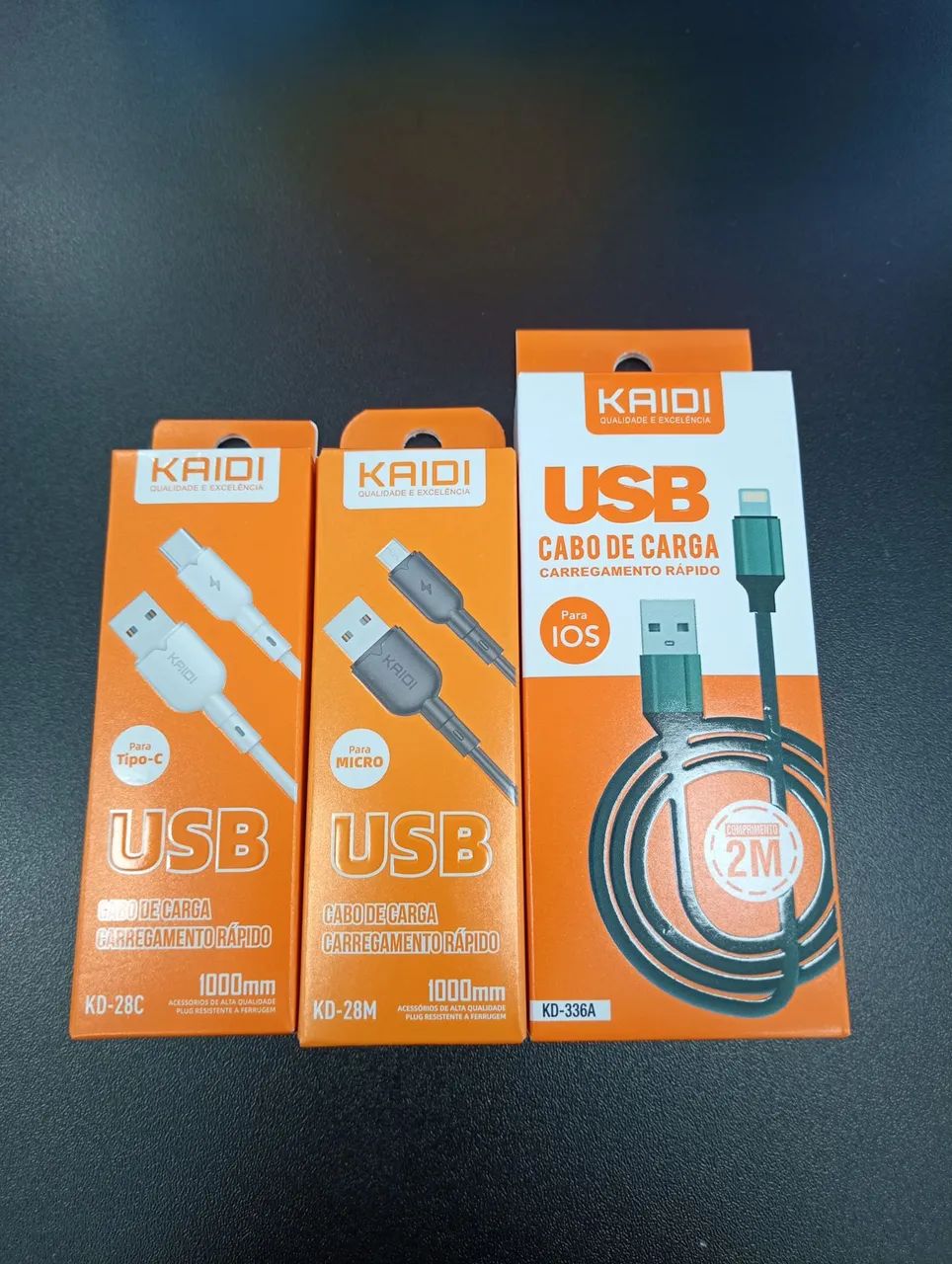 Cabos de carga para celular a partir de R$25,00 - Diversos Modelos - Foto 2