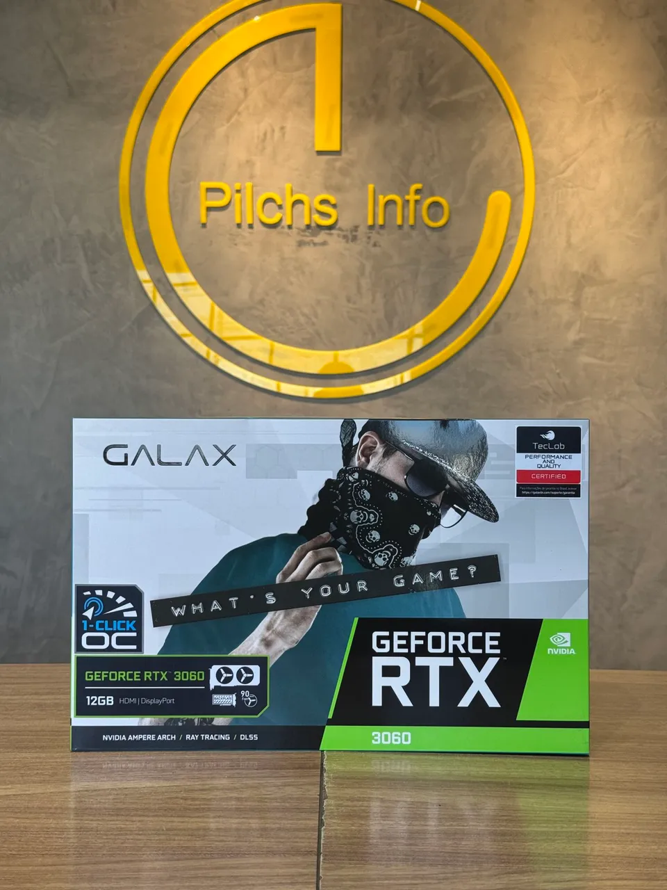 RTX 3060 12GB Galax NOVO - Loja Física - Garantia - Olx Pay