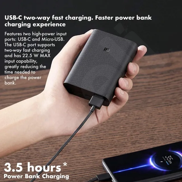 Power Bank Xiaomi PB1022ZM 10.000mAh Ultra Compacto - Carregue seus Dispositivos com Potên