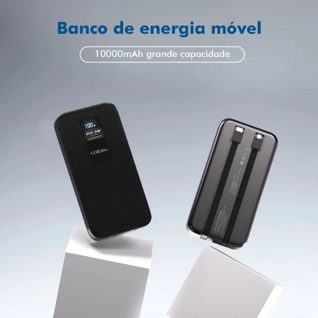 Power Bank Portatil Coibeu 10000mah Usb E Tipo-c - Foto 5