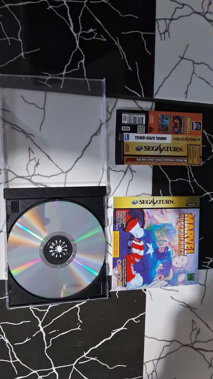 Jogo Marvel Super Heroes para Sega Saturn (destravado) - Foto 4