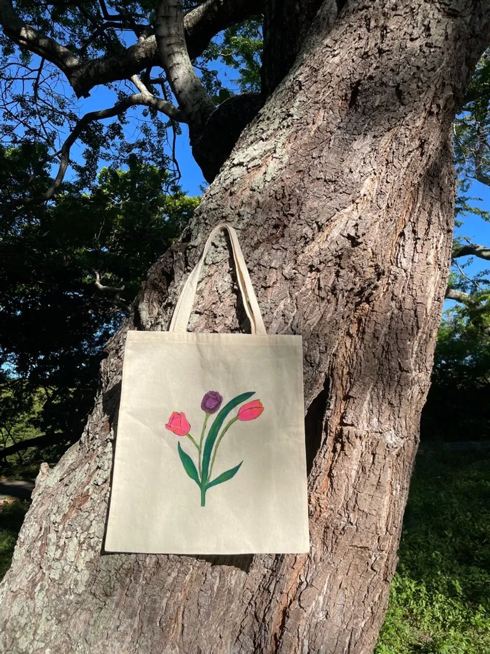 Bolsa de ombro com estampa