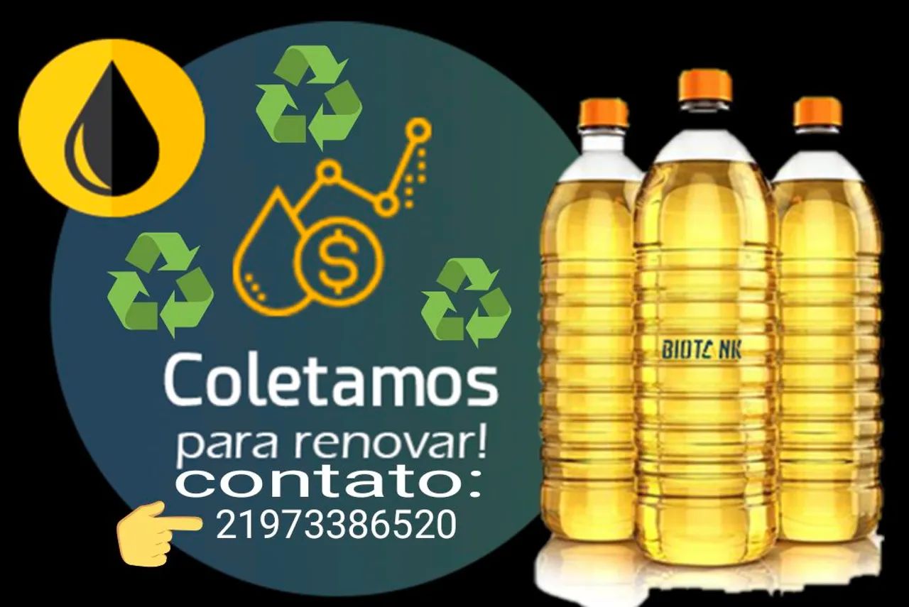 Coletamos óleo em sua residência 