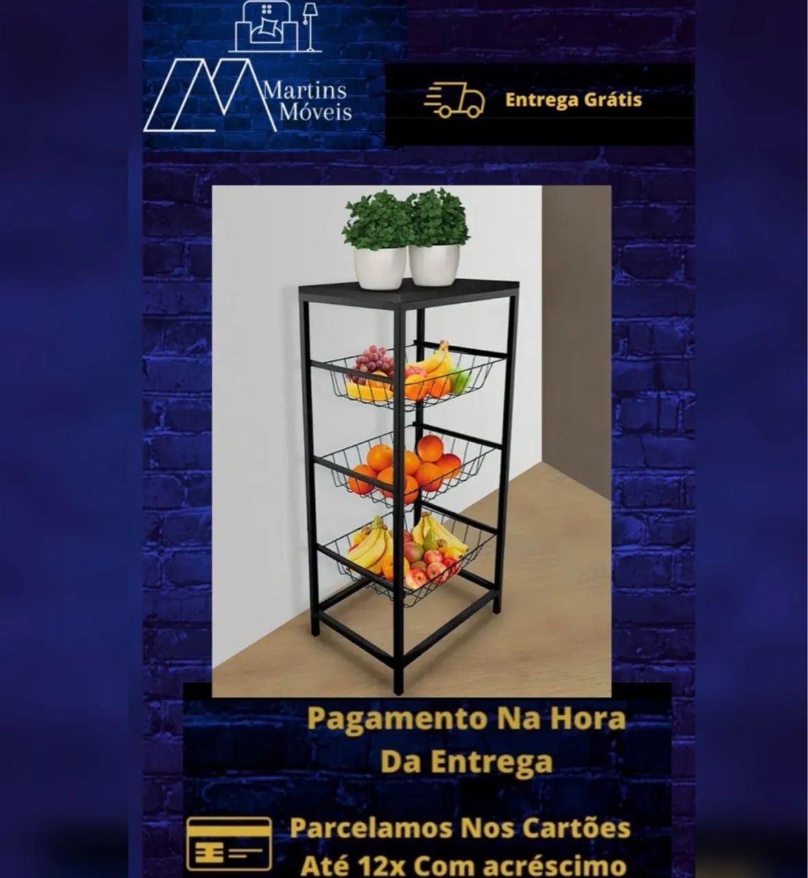 GRANDE PROMOÇÃO FRUTEIRA MONTREAL NOVA ENTREGA GRÁTIS ACEITA CARTÃO.