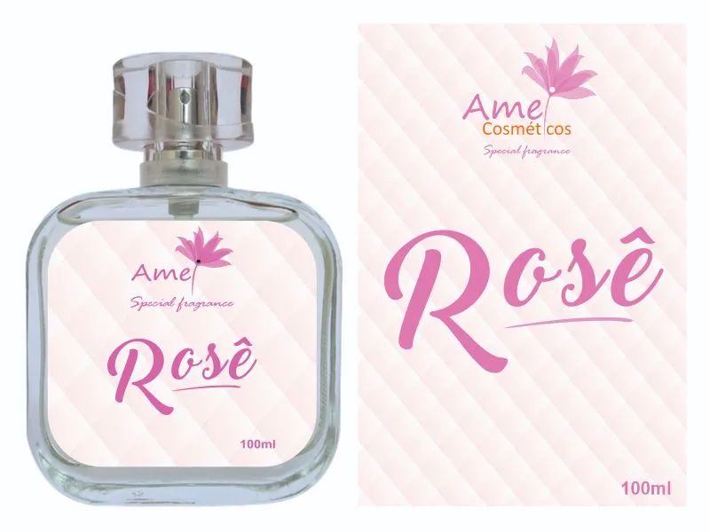 Perfume Rosê Ame Cosméticos 100ml