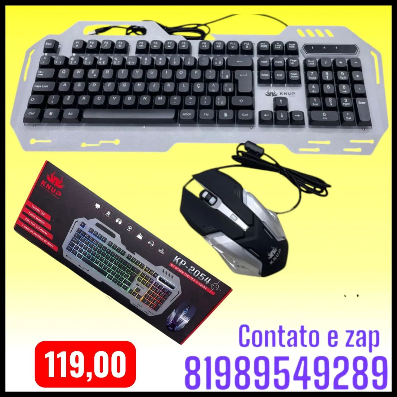 Luminous Gaming Keyboard and Mouse64617598166019120
