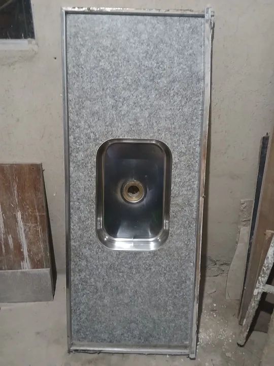 Pia de Granito com Cuba de Aço Inox - Foto 2