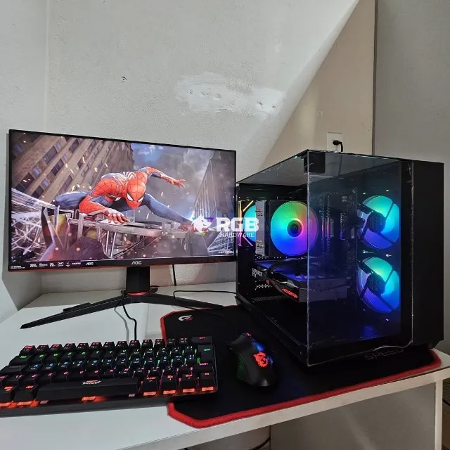 PC Gamer i3 8100, 16gb Ram, 128gb Ssd+500gb Hd, Gtx 1650 4gb