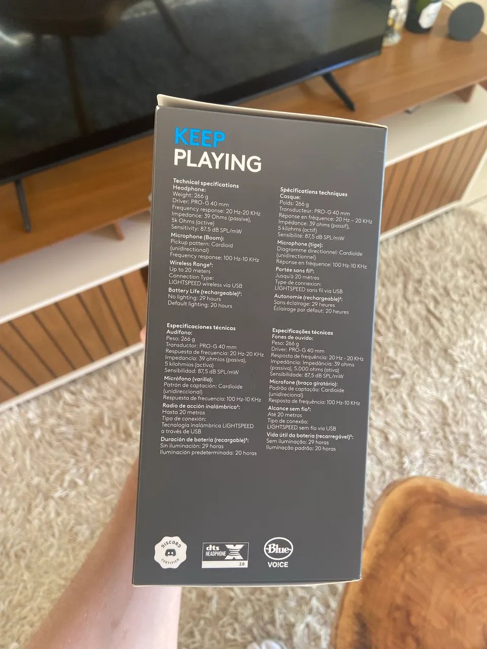 HEADSET LOGITECH G733 NOVO LACRADO - Foto 3