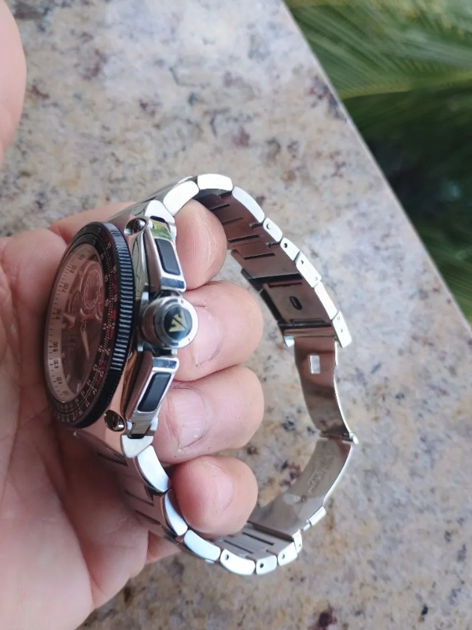 Relógio Citizen Eco Drive Super Chronograph 1/1000 Sec