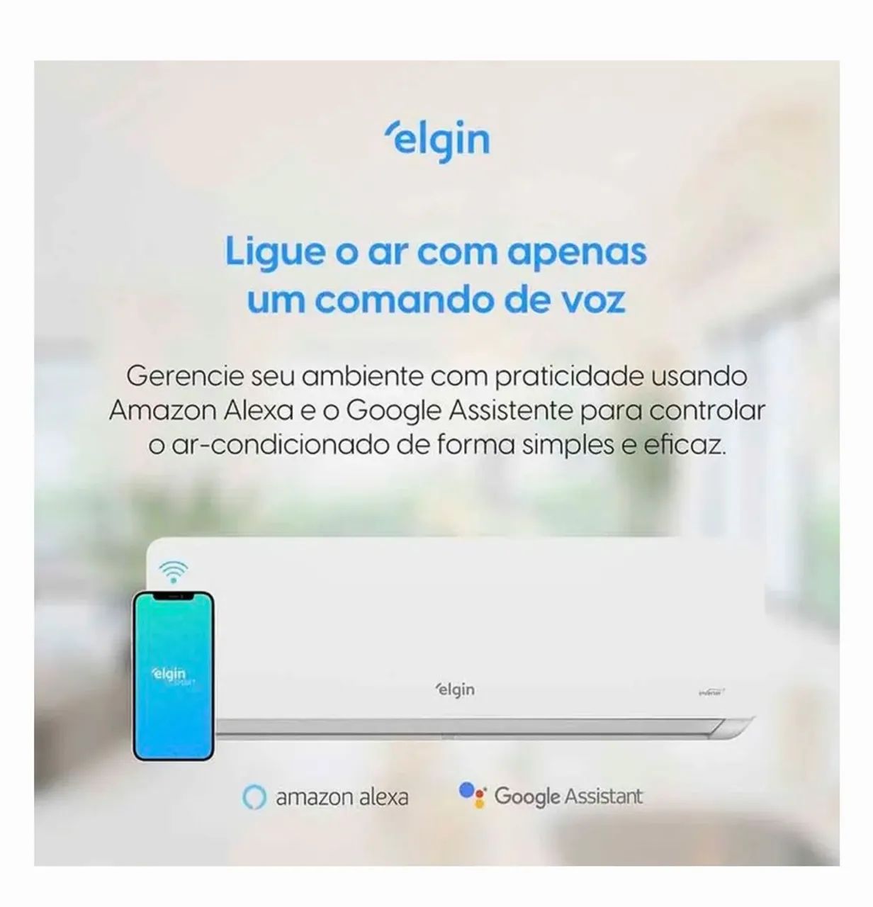 NOVO LACRADO - Ar Condicionado Split Inverter Elgin 12000 BTUs Frio - Foto 2