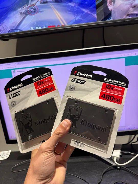 SSD Kingston SSD 480GB - LACRADO E ORIGINAL